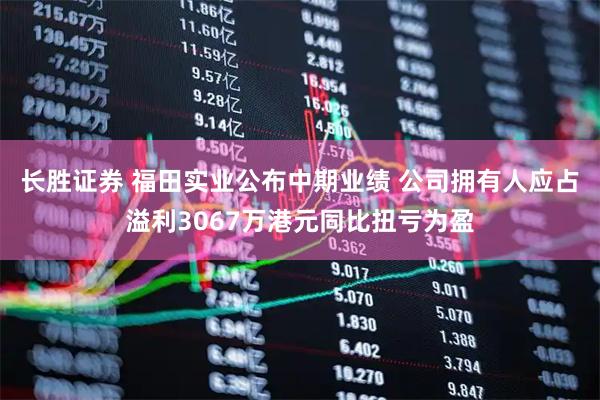 长胜证券 福田实业公布中期业绩 公司拥有人应占溢利3067万港元同比扭亏为盈