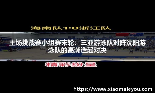 主场挑战赛小组赛末轮：三亚游泳队对阵沈阳游泳队的高潮迭起对决