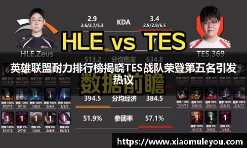 英雄联盟耐力排行榜揭晓TES战队荣登第五名引发热议